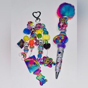 90s Vibes Junk Bag Charm & Pen Set